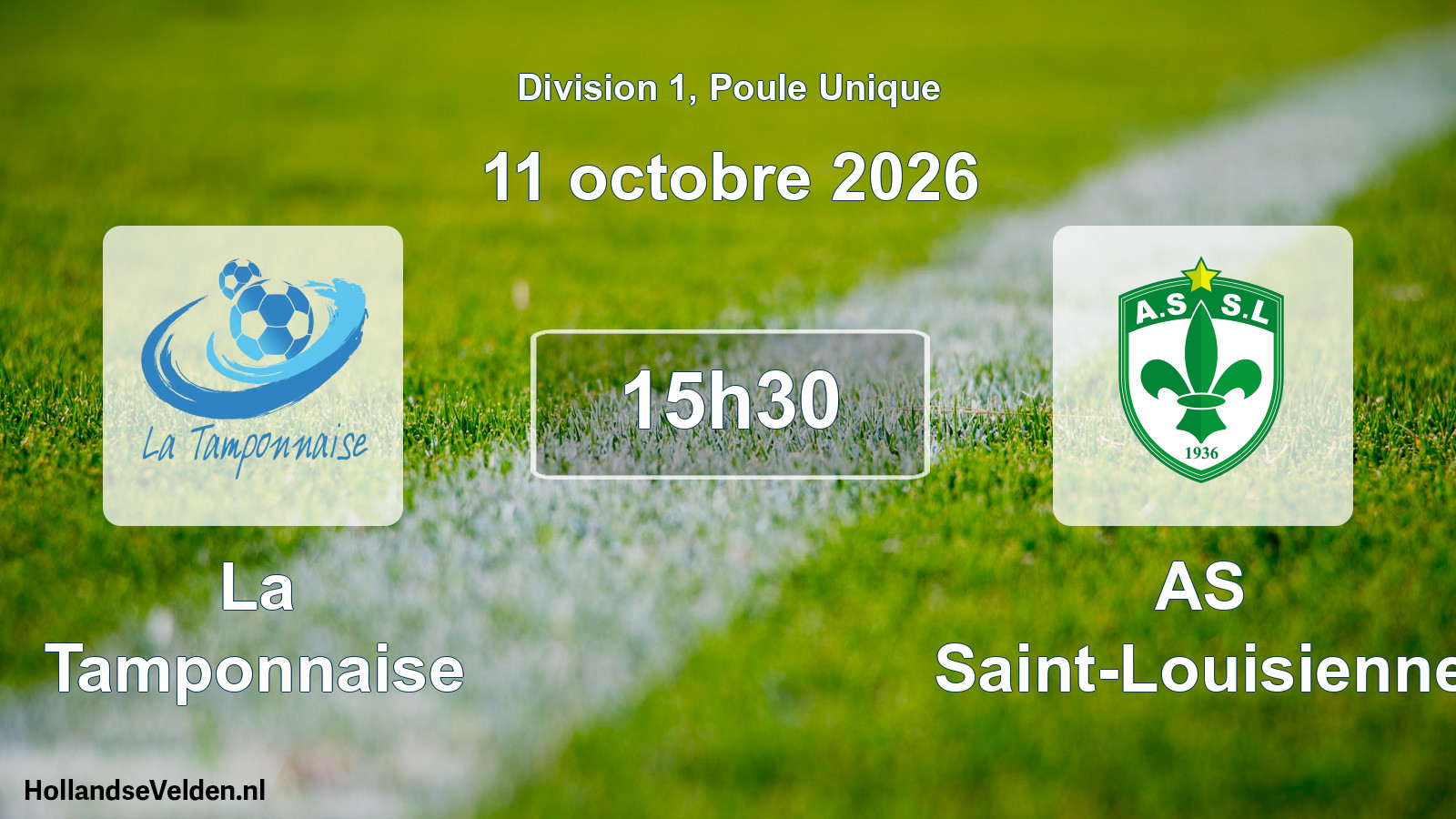 Match programmé: La Tamponnaise - AS Saint-Louisienne (11 octobre 2026)