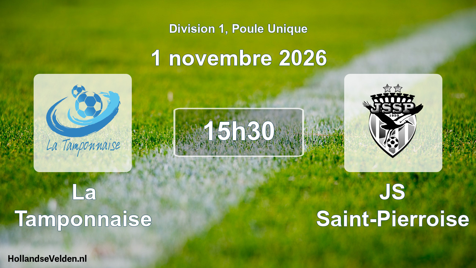 Match programmé: La Tamponnaise - JS Saint-Pierroise (1 novembre 2026)