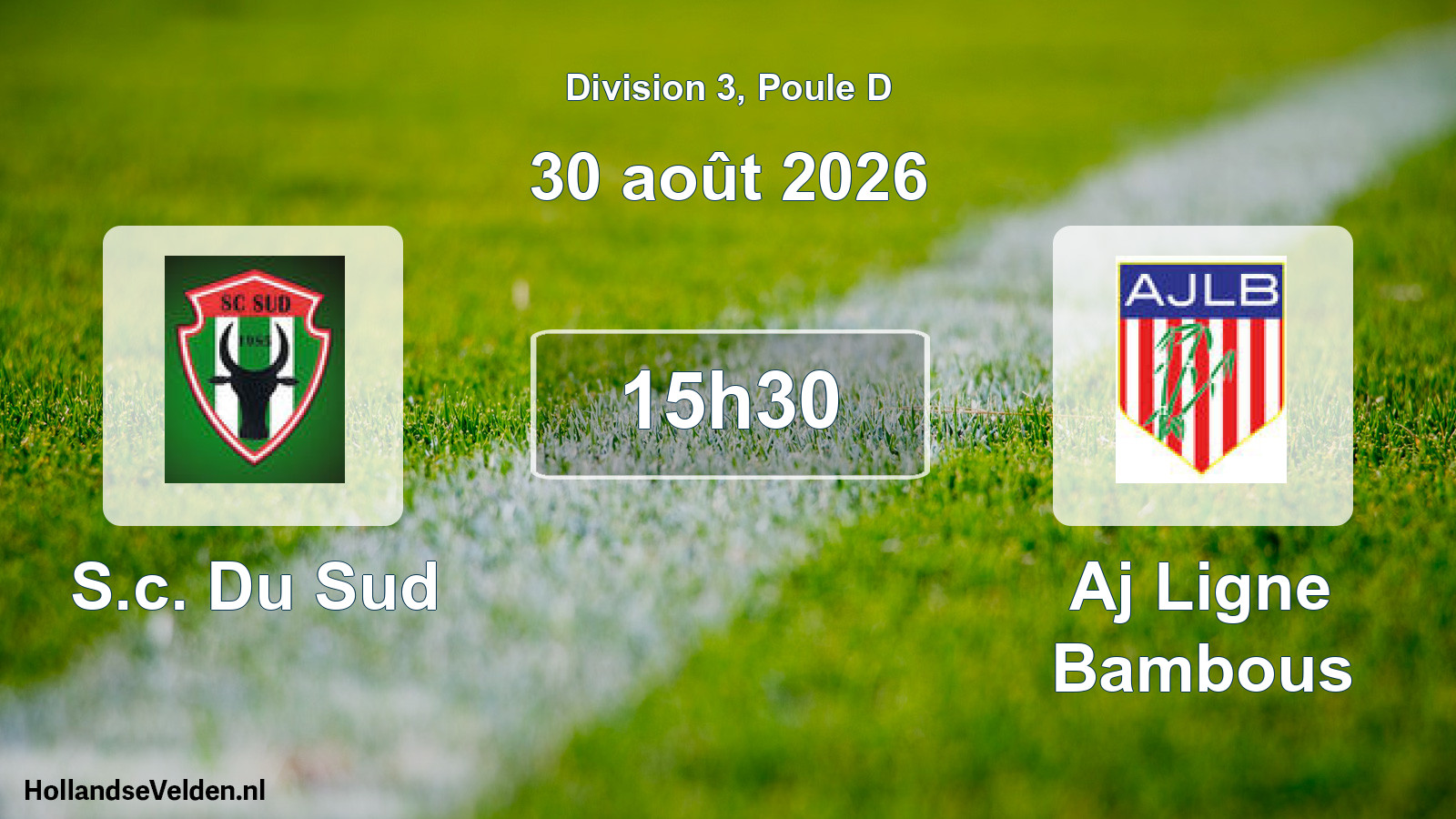 Scheduled Match: S.c. Du Sud - Aj Ligne Bambous (30 August 2026)