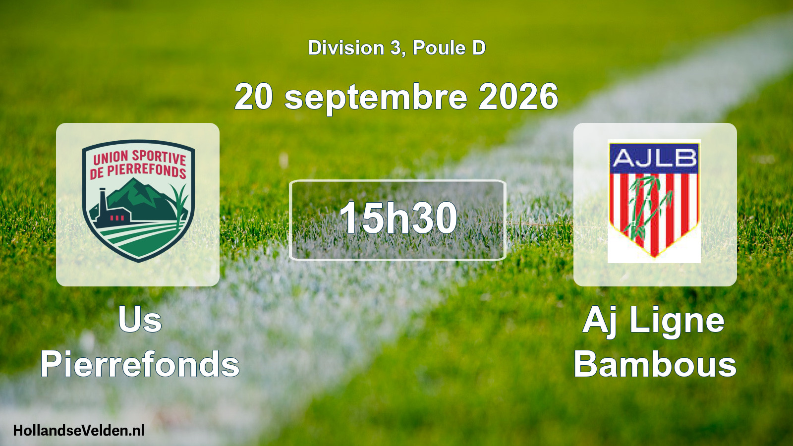 Match programmé: Us Pierrefonds - Aj Ligne Bambous (20 septembre 2026)