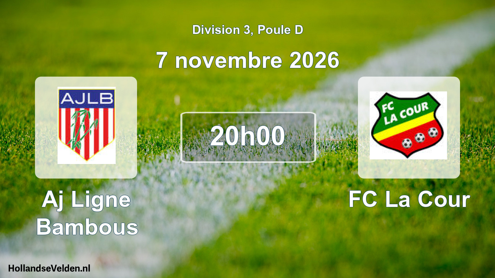 Match programmé: Aj Ligne Bambous - FC La Cour (7 novembre 2026)