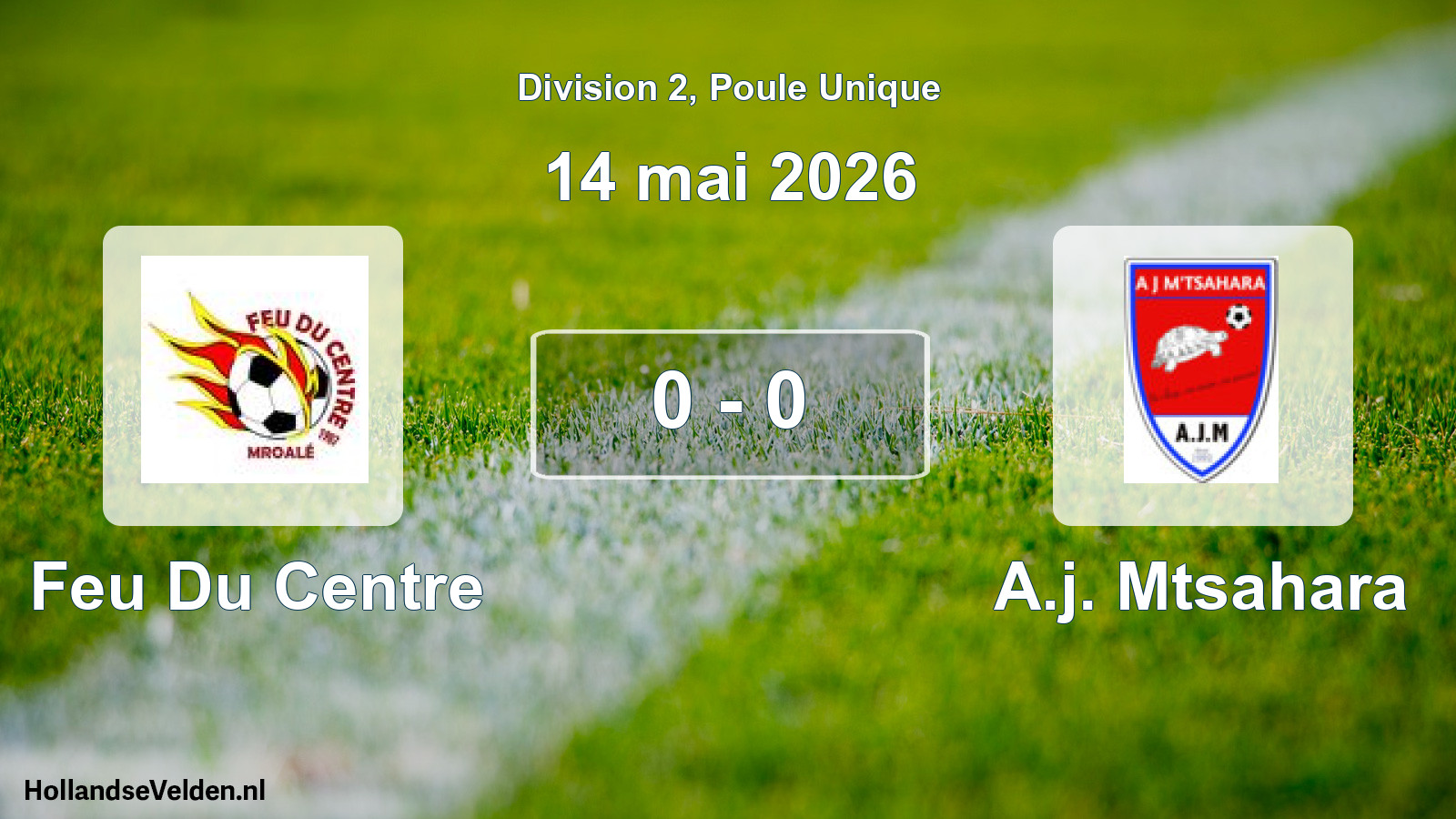 Match joué: Feu Du Centre - A.j. Mtsahara 0 - 0 (14 mai 2026)