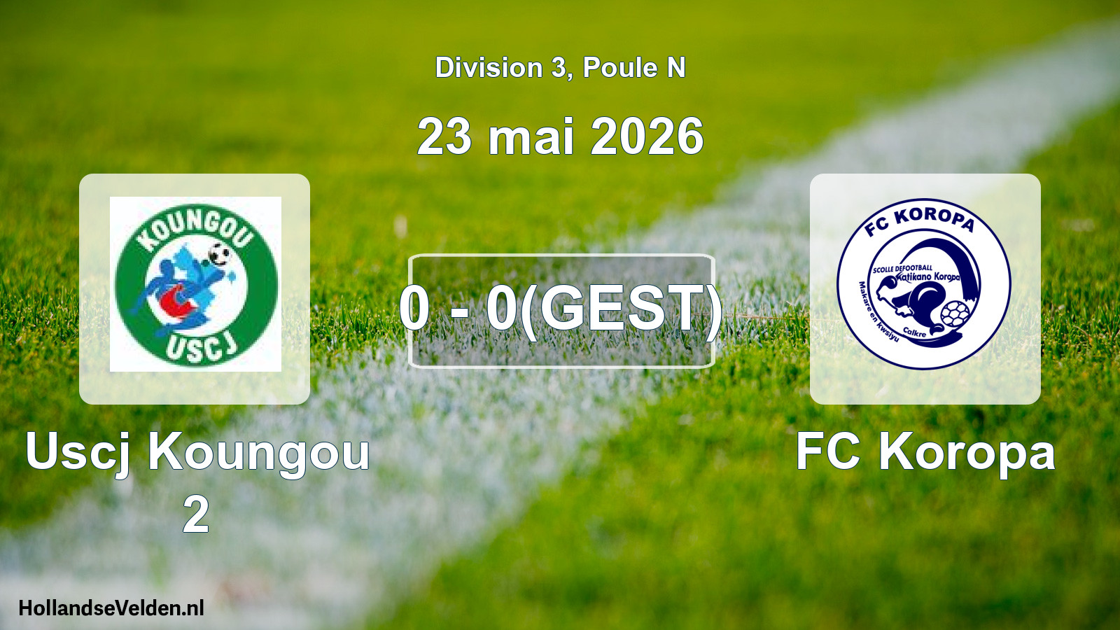 Match abandonné: Uscj Koungou 2 - FC Koropa (23 mai 2026)