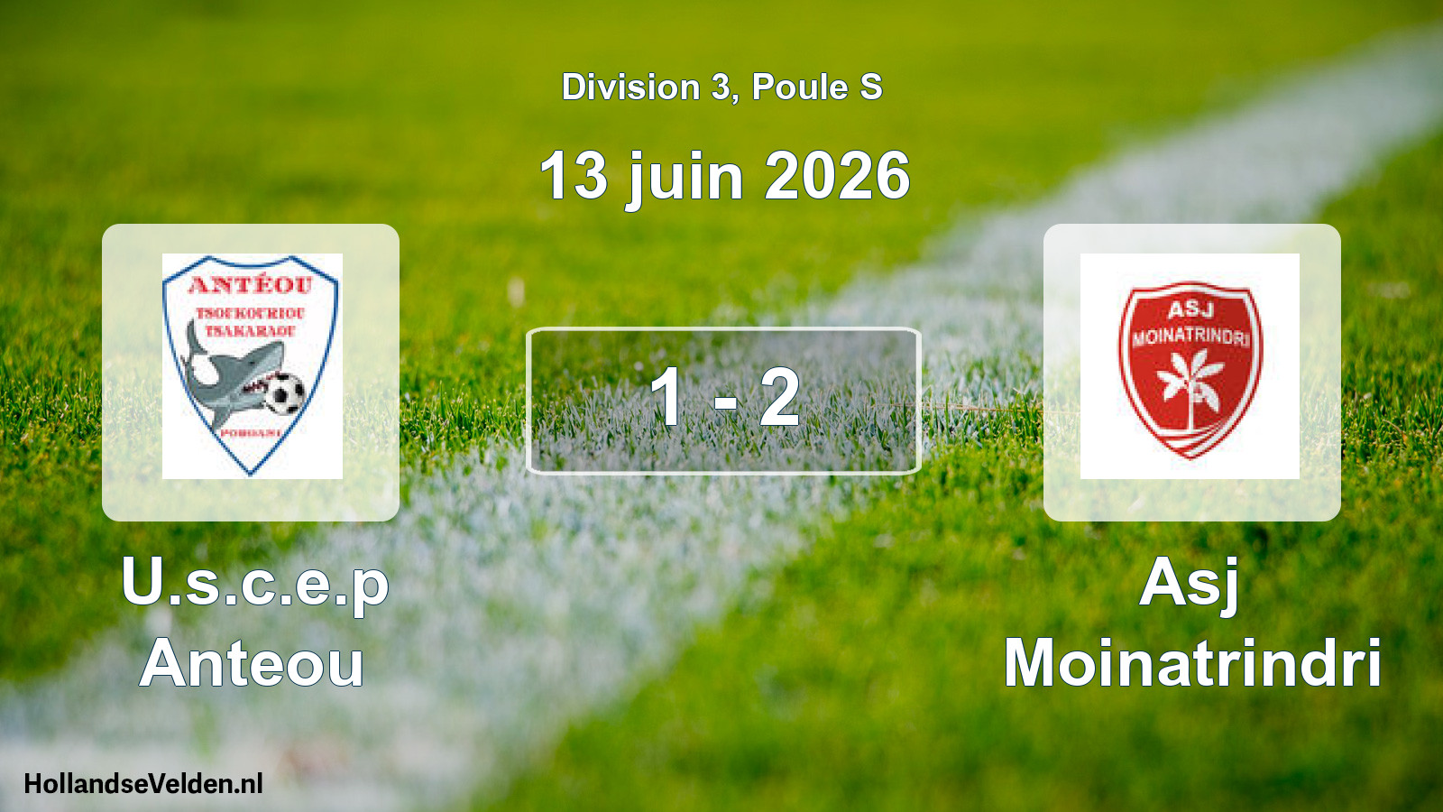 Match joué: U.s.c.e.p Anteou - Asj Moinatrindri 1 - 2 (13 juin 2026)