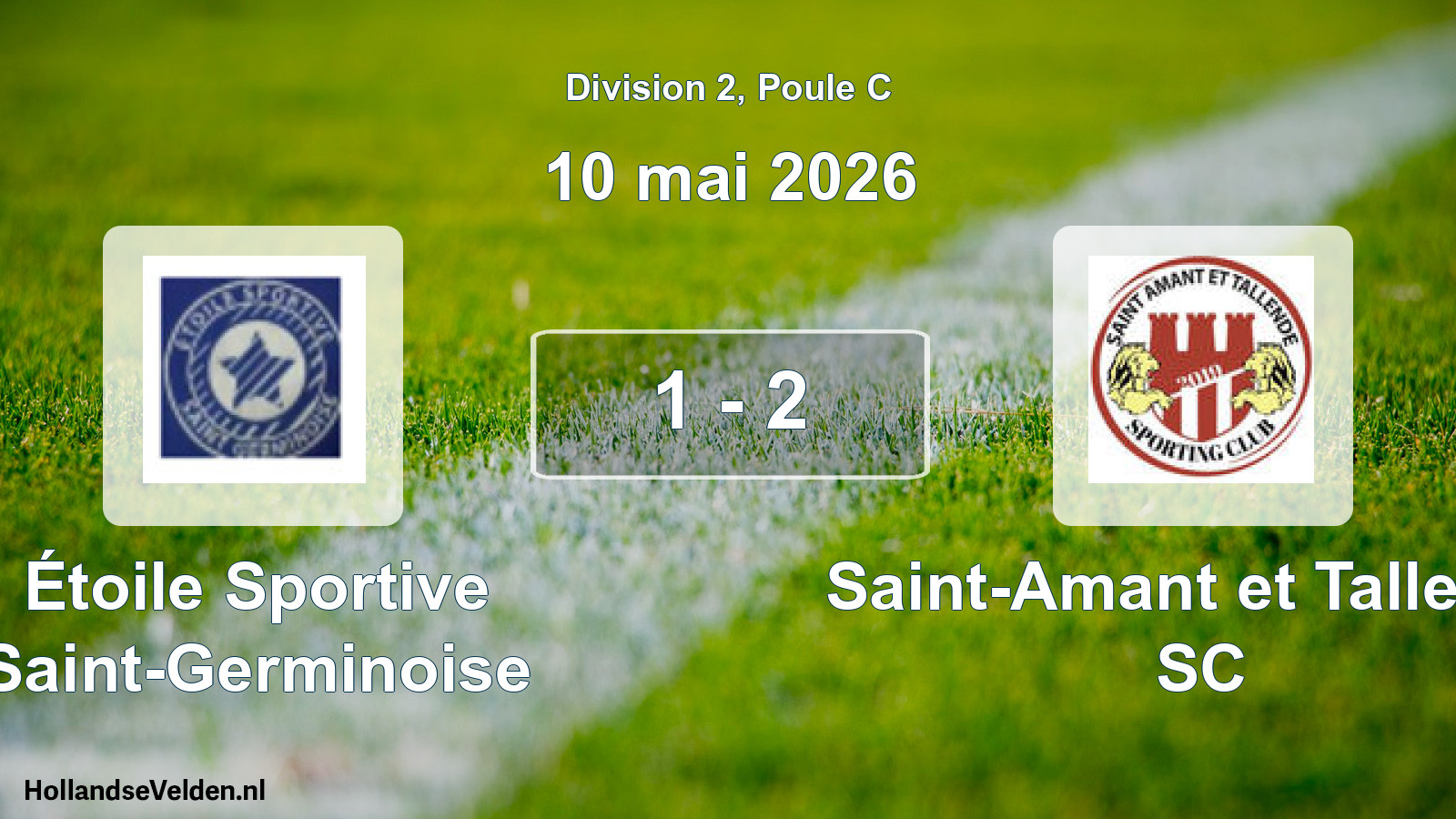 Total number of matches played: Étoile Sportive Saint-Germinoise - Saint-Amant et Tallende SC 1 - 2 (10 May 2026)