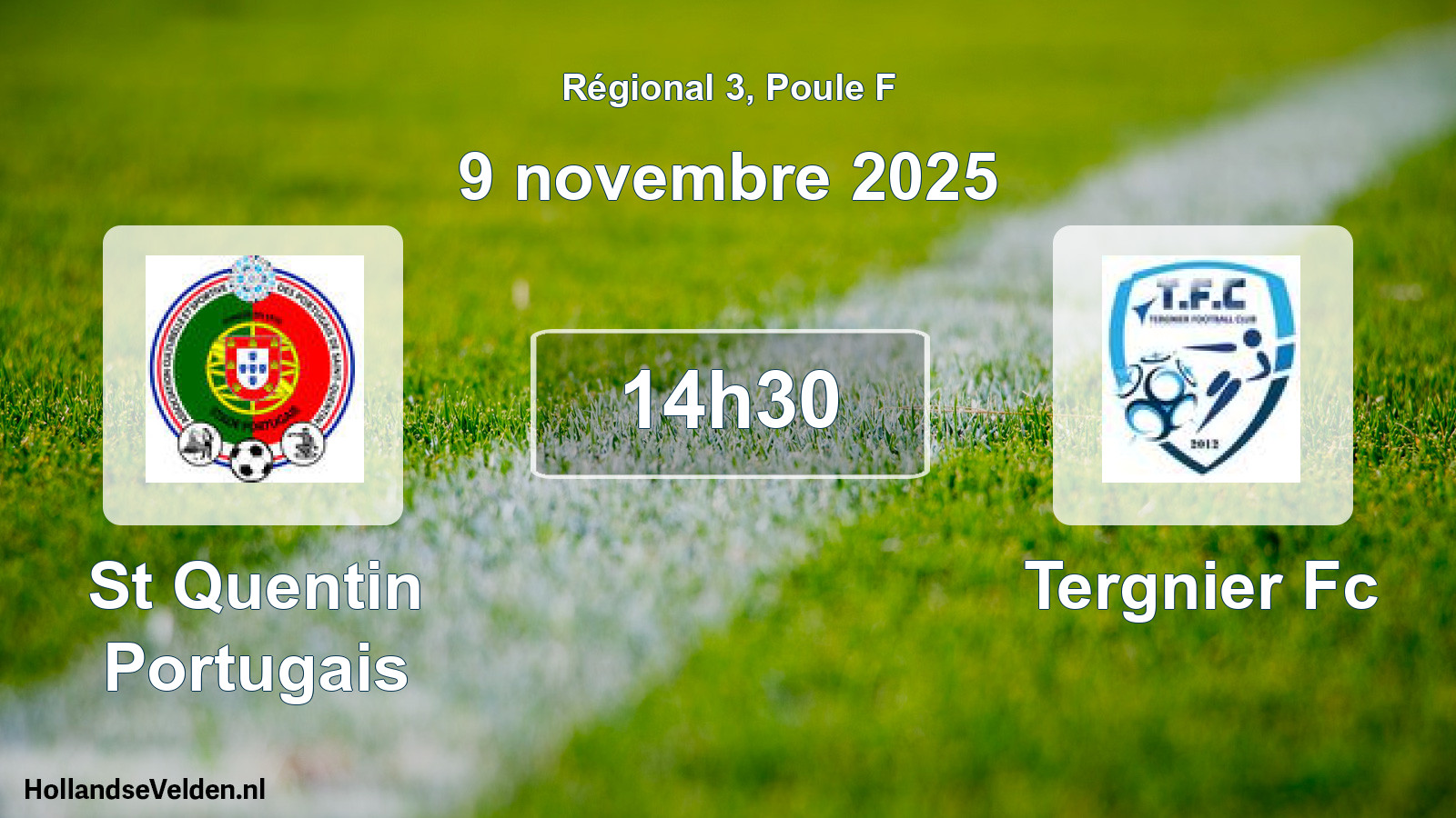 Geplande wedstrijd: St Quentin Portugais - Tergnier Fc (9 novembre 2025)