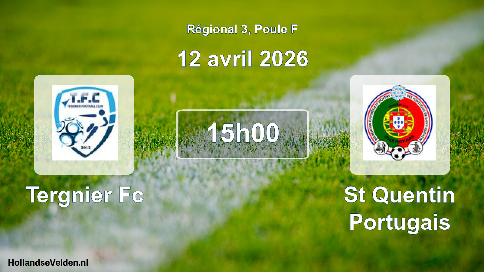 Geplande wedstrijd: Tergnier Fc - St Quentin Portugais (12 avril 2026)