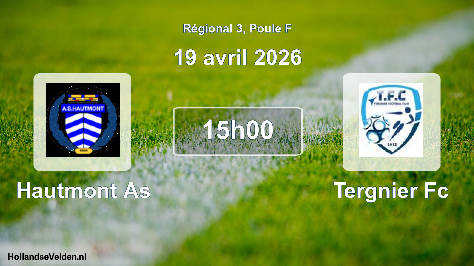 Geplande wedstrijd: Hautmont As - Tergnier Fc (19 avril 2026)