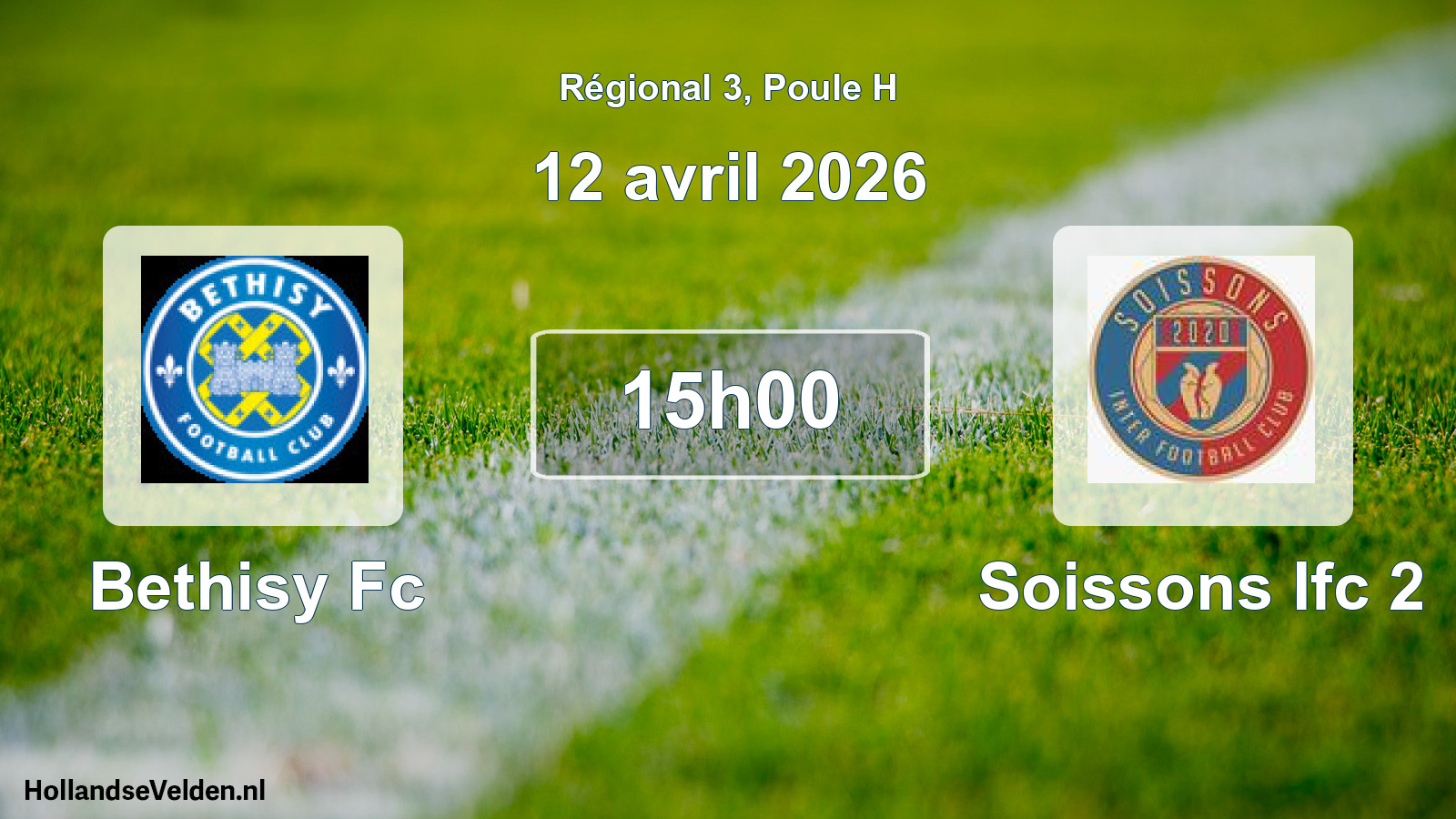 Geplande wedstrijd: Bethisy Fc - Soissons Ifc 2 (12 avril 2026)