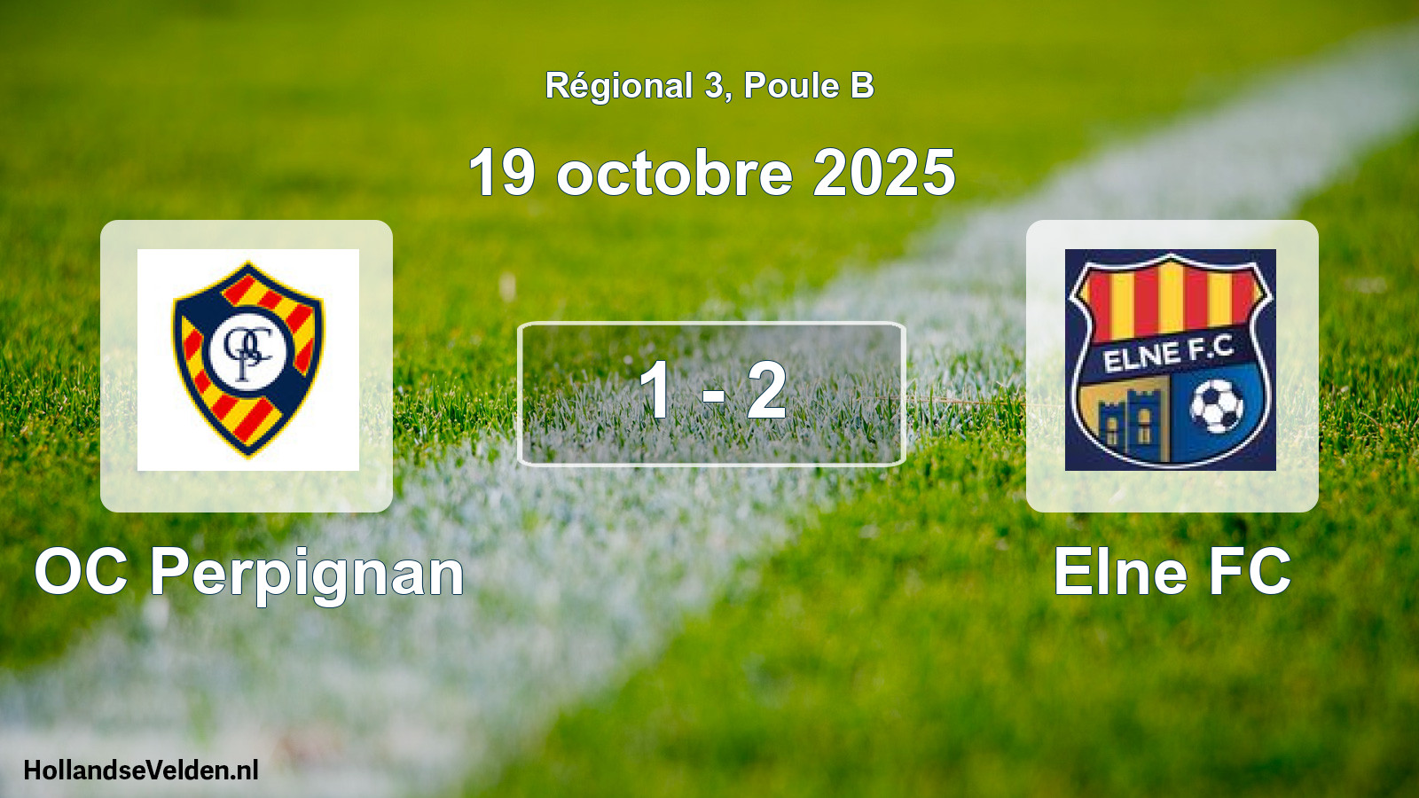 Total number of matches played: OC Perpignan - Elne FC 1 - 2 (19 October 2025)