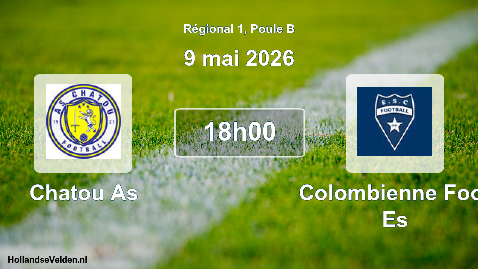 Geplande wedstrijd: Chatou As - Colombienne Foot Es (9 mai 2026)