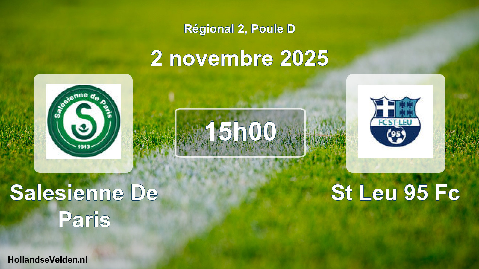 Scheduled Match: Salesienne De Paris - St Leu 95 Fc (2 November 2025)