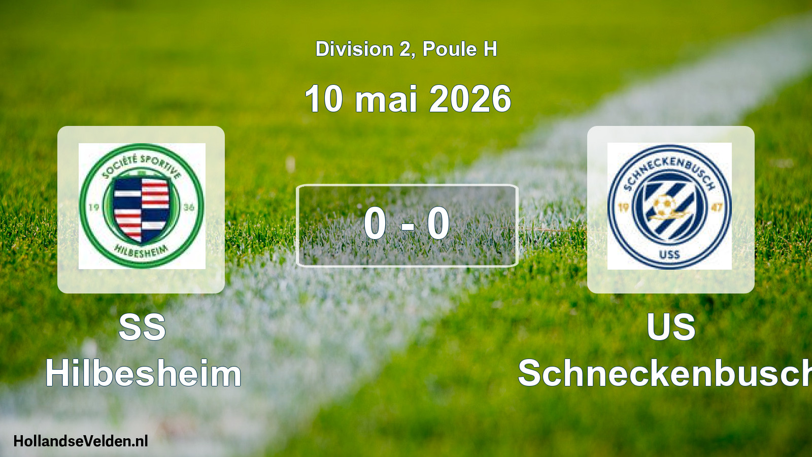 Match joué: SS Hilbesheim - US Schneckenbusch 0 - 0 (10 mai 2026)