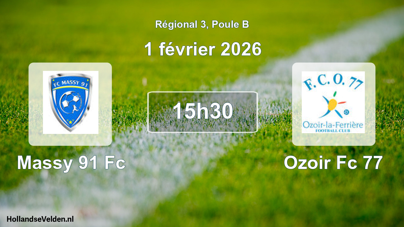 Scheduled Match: Massy 91 Fc - Ozoir Fc 77 (1 February 2026)