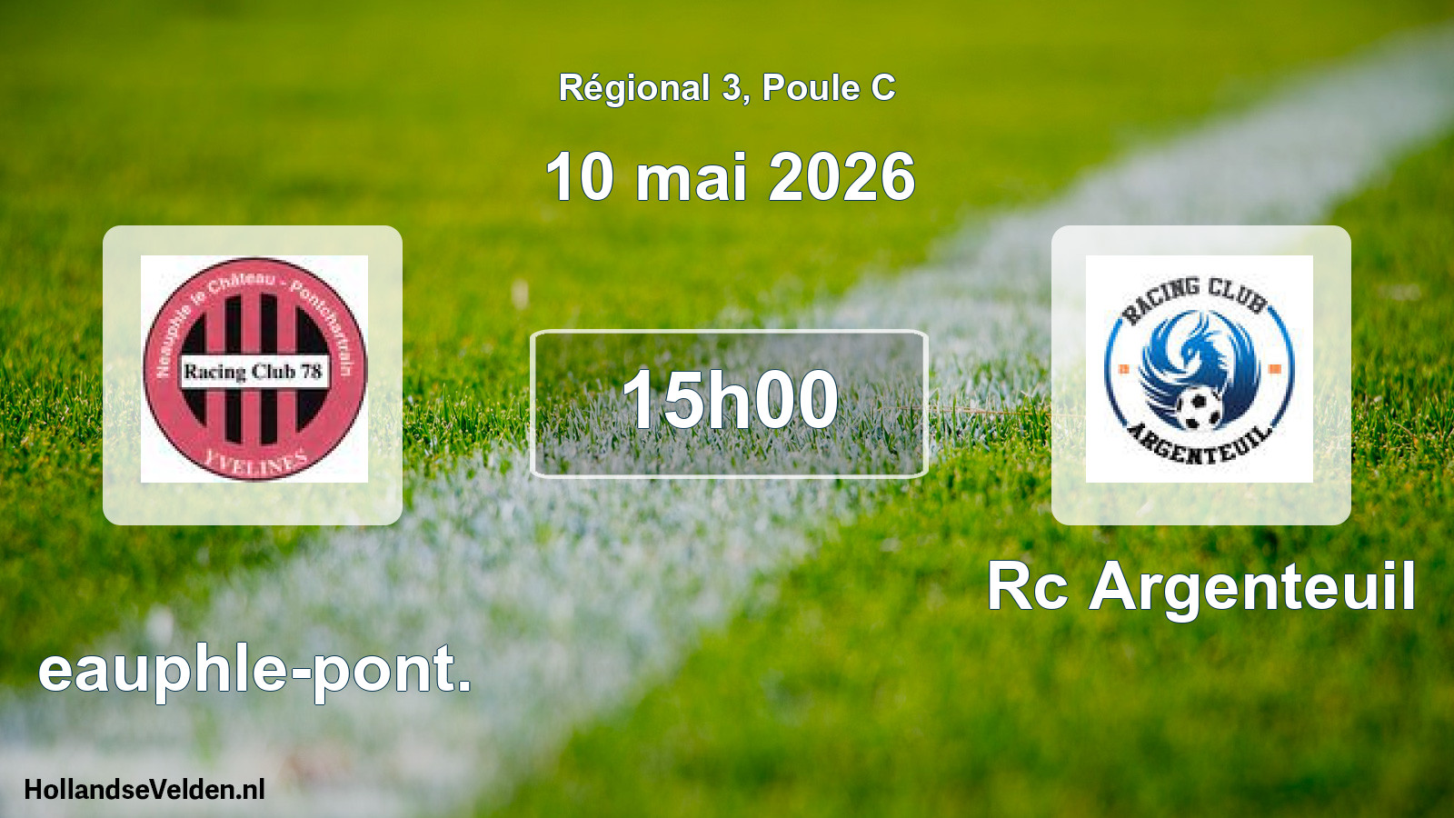 Geplande wedstrijd: Neauphle-pont. - Rc Argenteuil (10 mai 2026)
