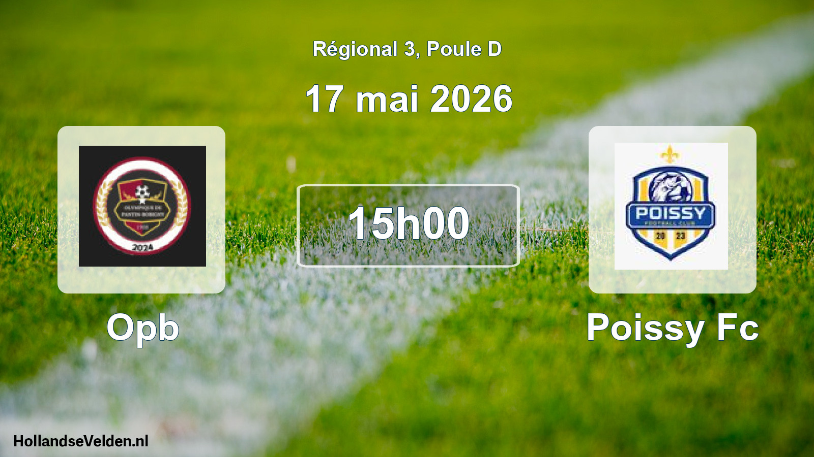 Geplande wedstrijd: Opb - Poissy Fc (17 mai 2026)