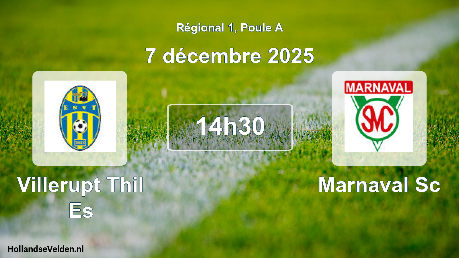 Geplande wedstrijd: Villerupt Thil Es - Marnaval Sc (7 décembre 2025)