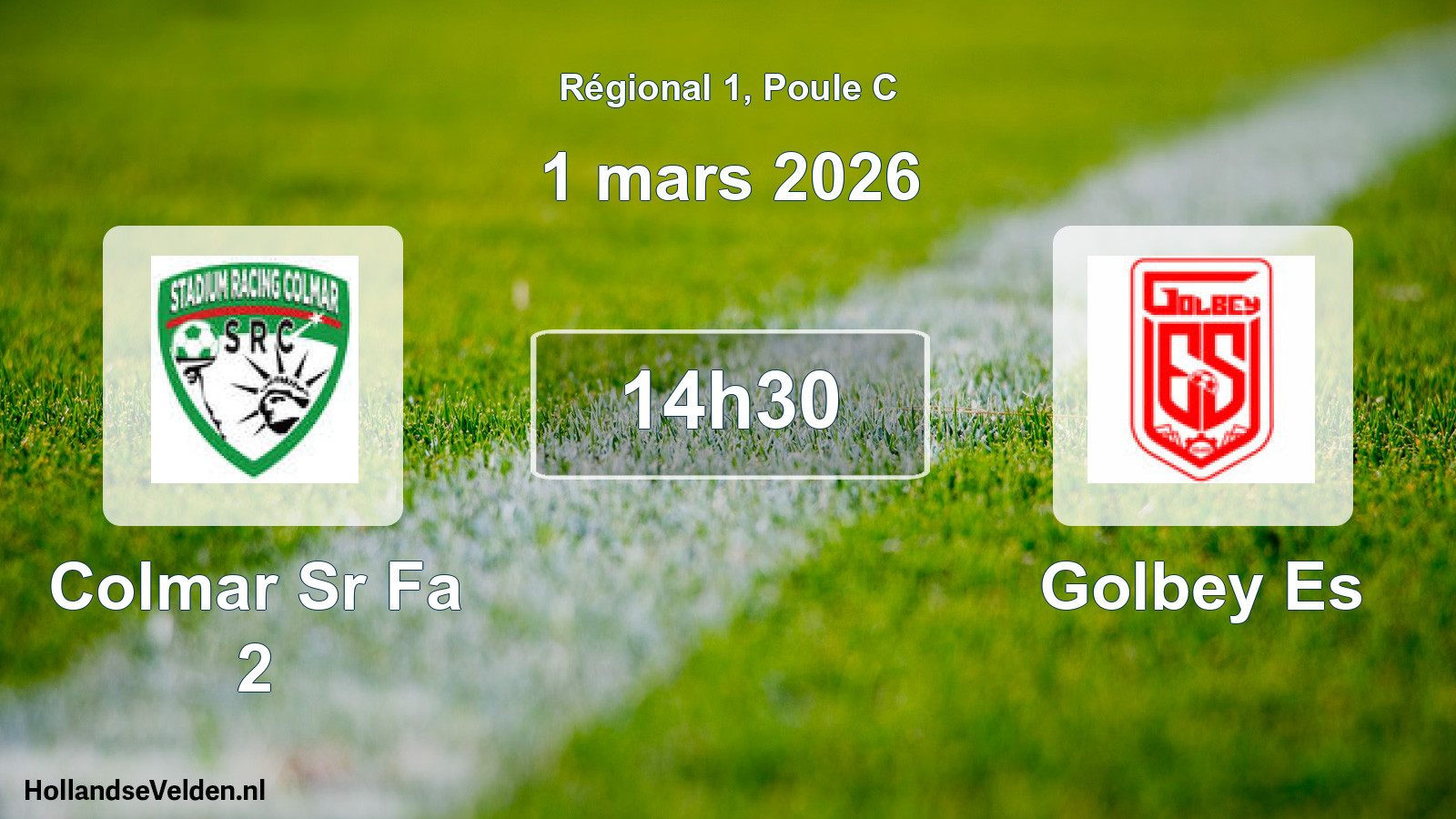 Geplande wedstrijd: Colmar Sr Fa 2 - Golbey Es (1 maart 2026)