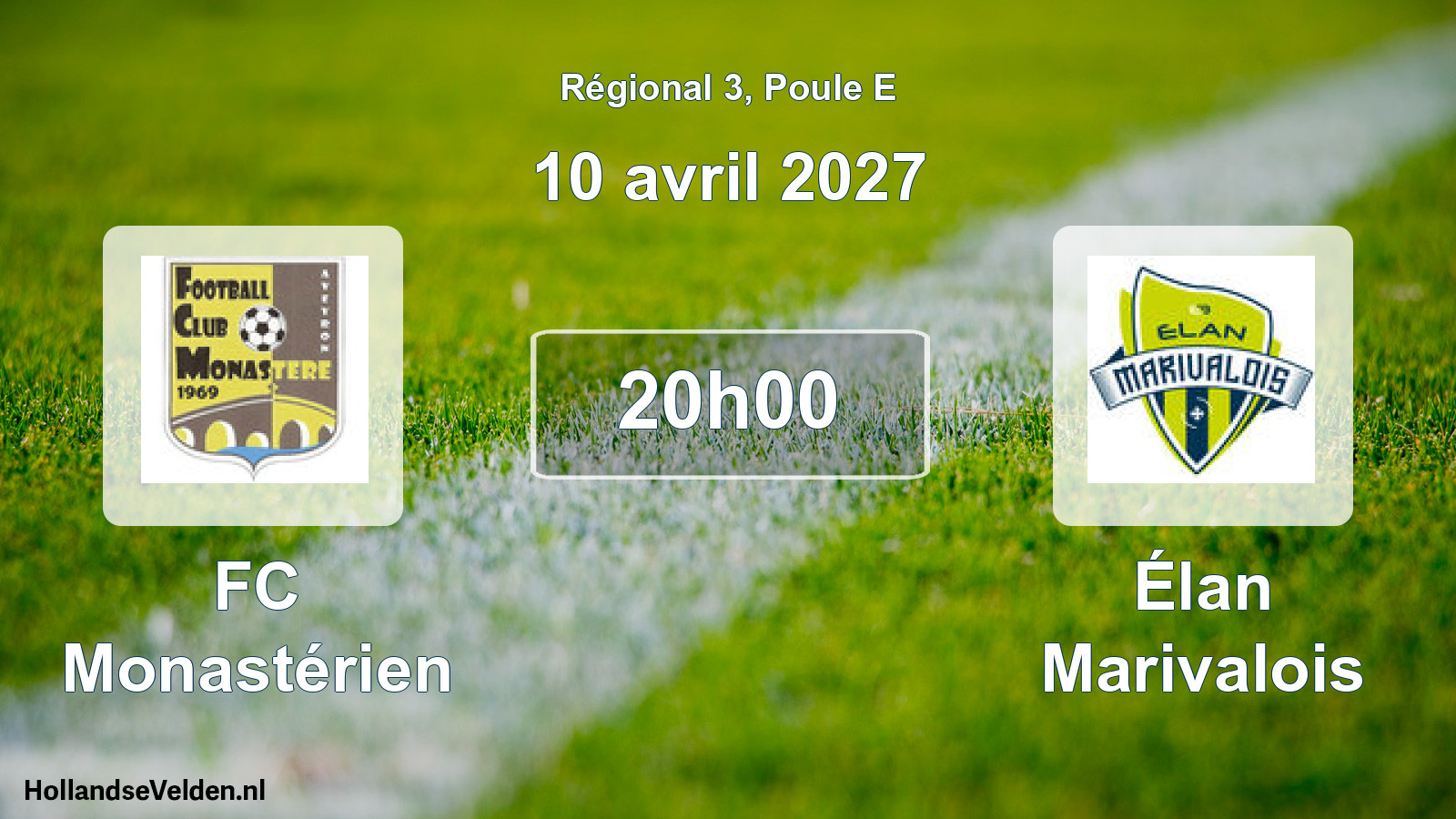 Scheduled Match: FC Monastérien - Élan Marivalois (10 April 2027)