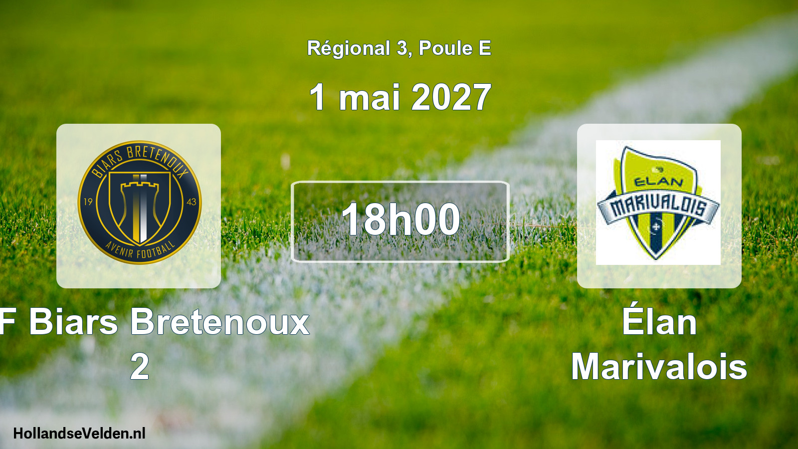Scheduled Match: AF Biars Bretenoux 2 - Élan Marivalois (1 May 2027)