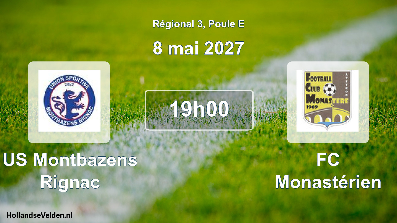 Match programmé: US Montbazens Rignac - FC Monastérien (8 mai 2027)