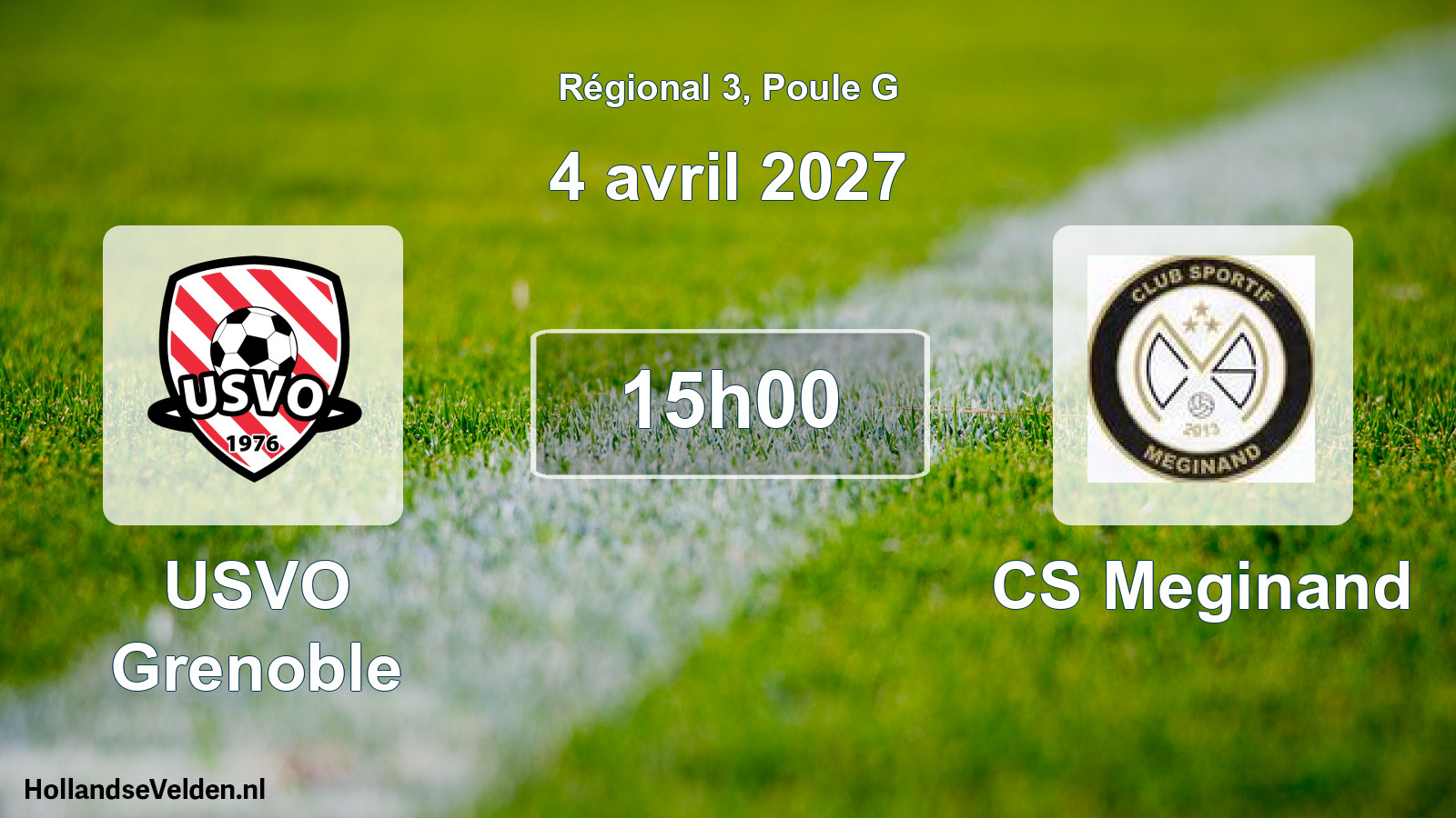Match programmé: USVO Grenoble - CS Meginand (4 avril 2027)