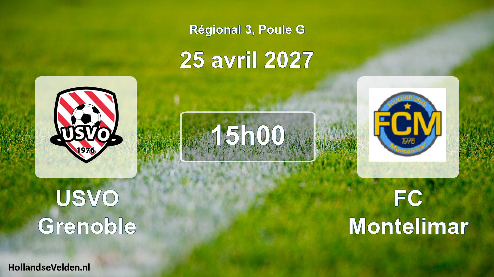 Scheduled Match: USVO Grenoble - FC Montelimar (25 April 2027)