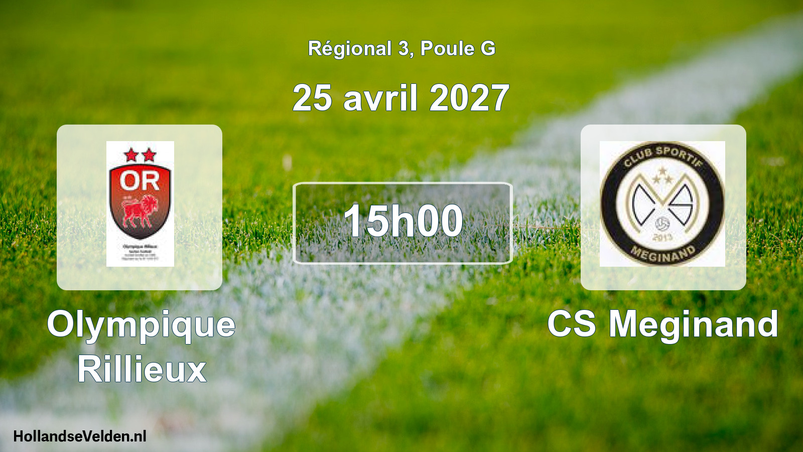 Scheduled Match: Olympique Rillieux - CS Meginand (25 April 2027)