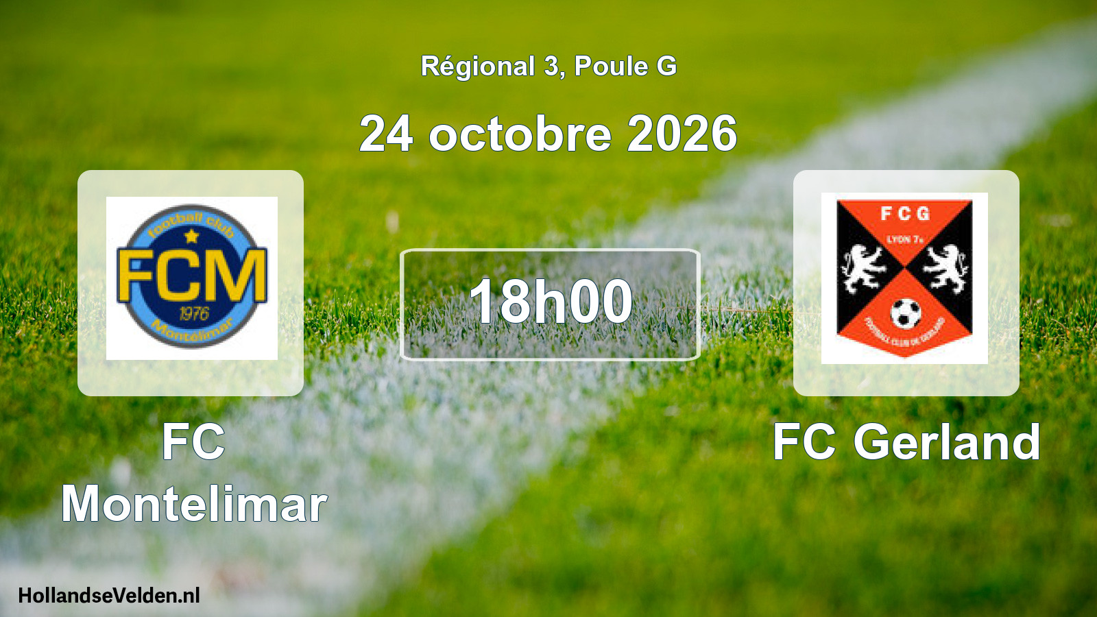 Scheduled Match: FC Montelimar - FC Gerland (24 October 2026)