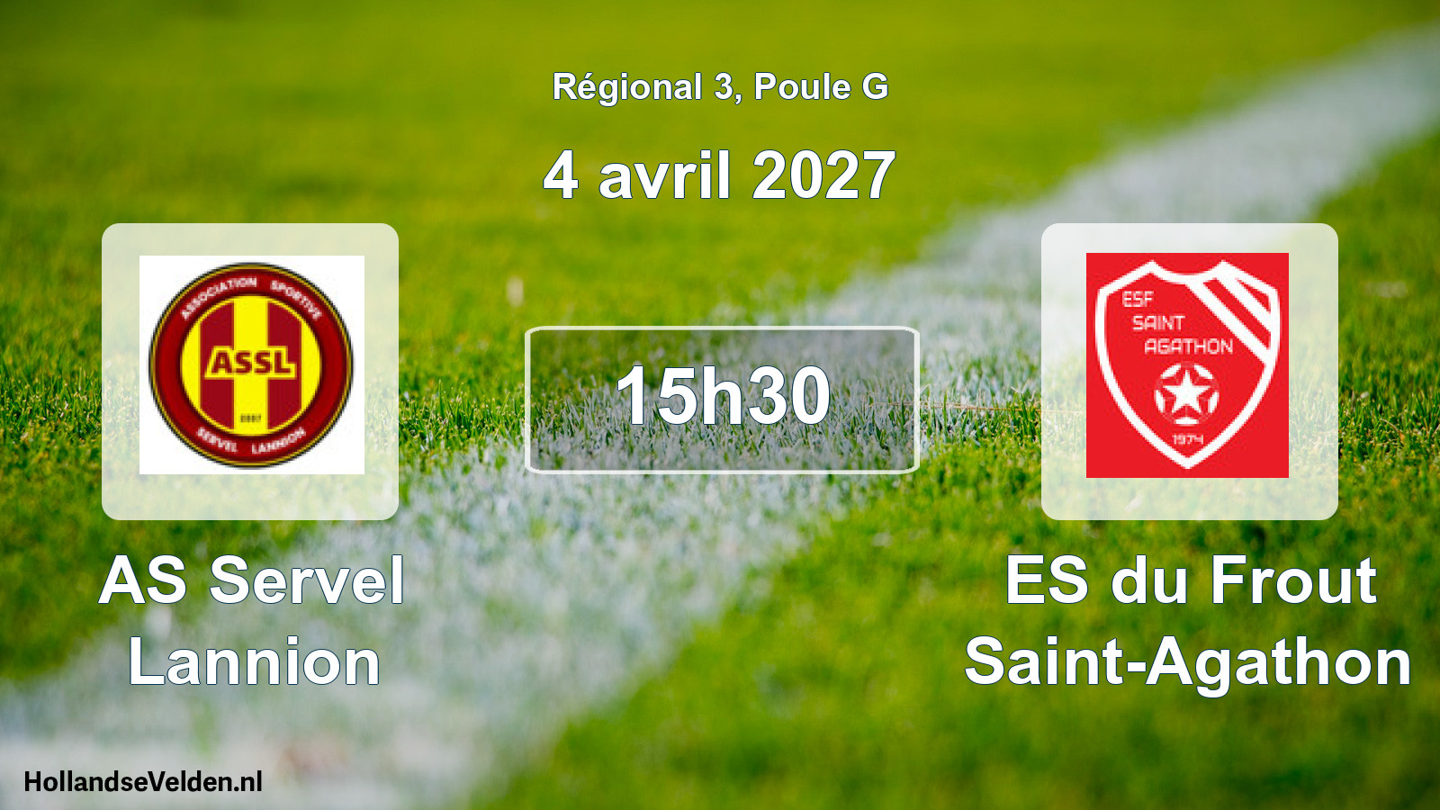 Scheduled Match: AS Servel Lannion - ES du Frout Saint-Agathon (4 April 2027)