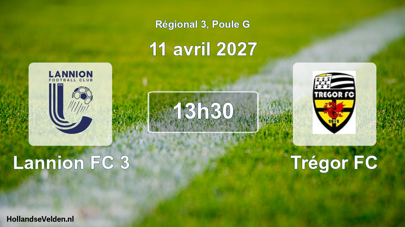 Scheduled Match: Lannion FC 3 - Trégor FC (11 April 2027)