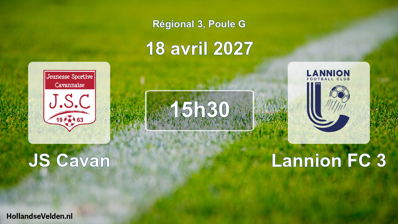 Scheduled Match: JS Cavan - Lannion FC 3 (18 April 2027)