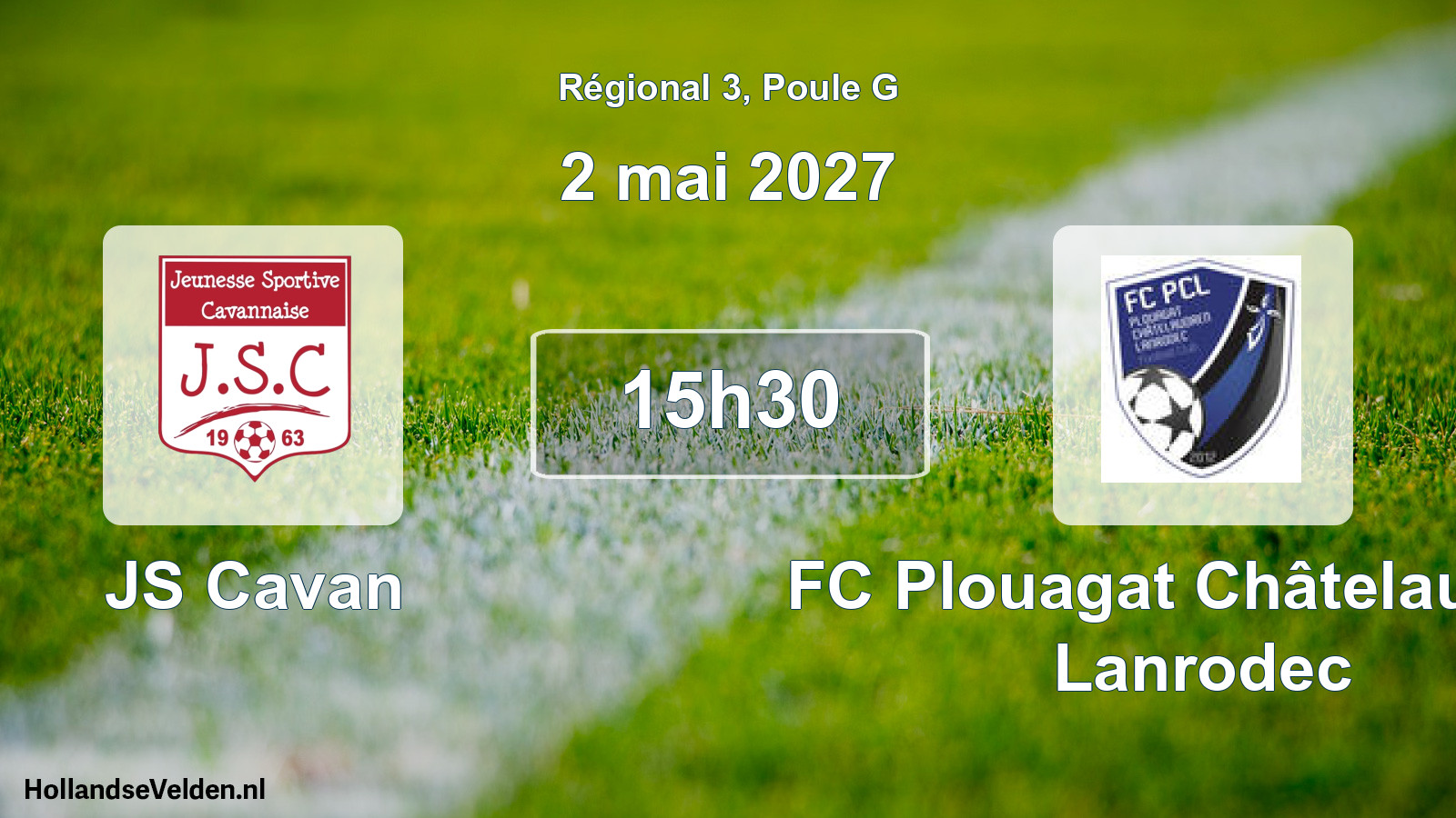Scheduled Match: JS Cavan - FC Plouagat Châtelaudren Lanrodec (2 May 2027)