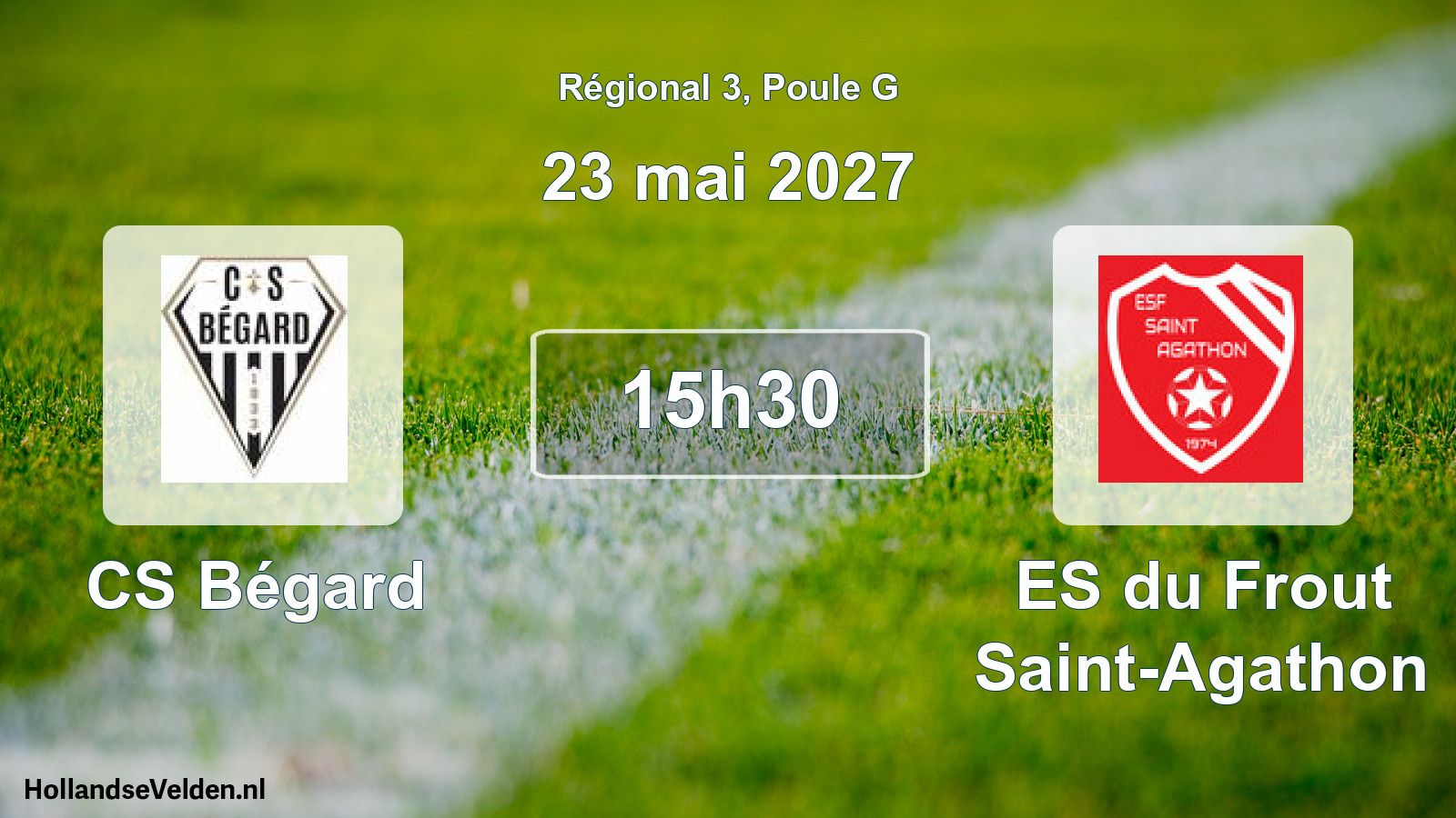 Match programmé: CS Bégard - ES du Frout Saint-Agathon (23 mai 2027)