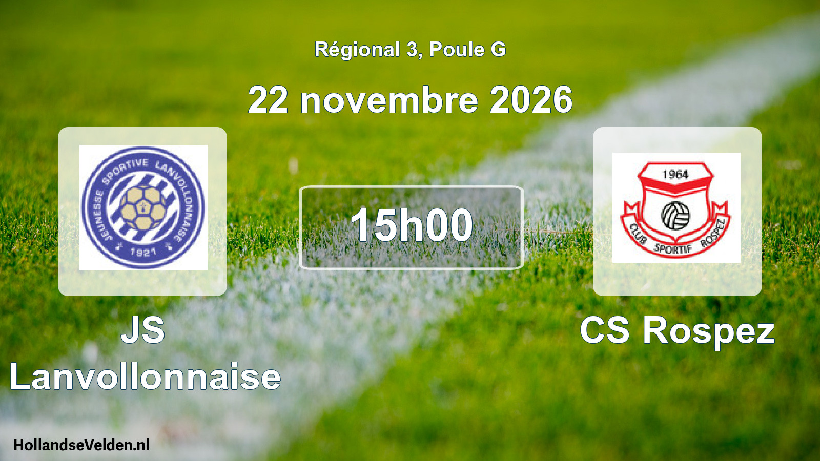 Scheduled Match: JS Lanvollonnaise - CS Rospez (22 November 2026)