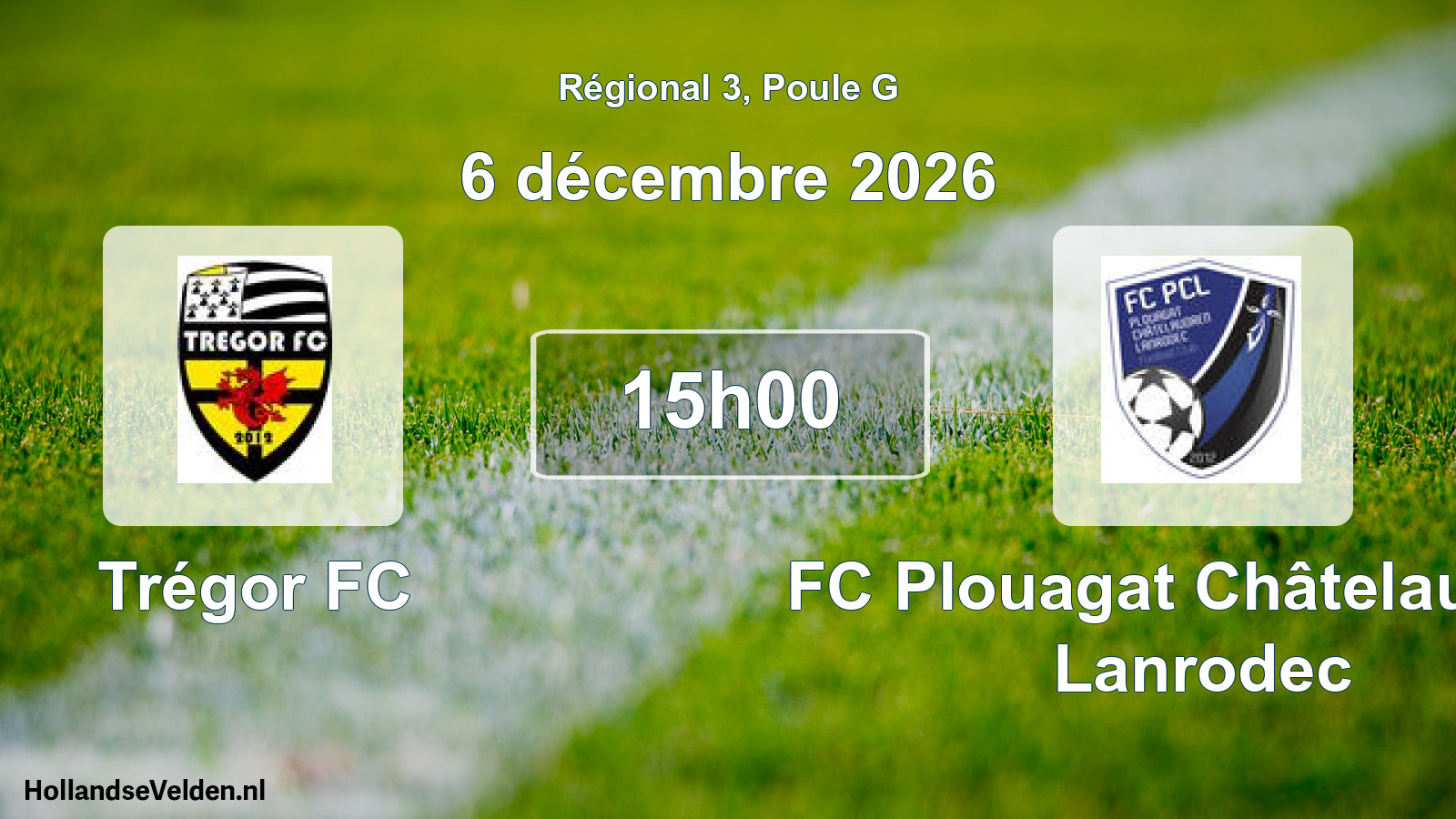 Scheduled Match: Trégor FC - FC Plouagat Châtelaudren Lanrodec (6 December 2026)