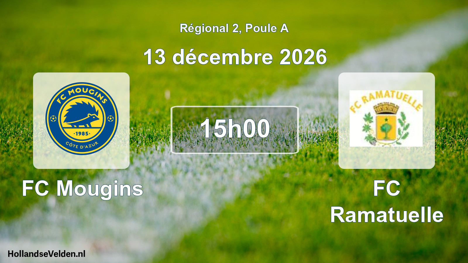 Scheduled Match: FC Mougins - FC Ramatuelle (13 December 2026)