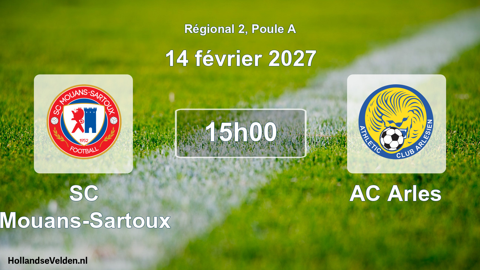 Scheduled Match: SC Mouans-Sartoux - AC Arles (14 February 2027)