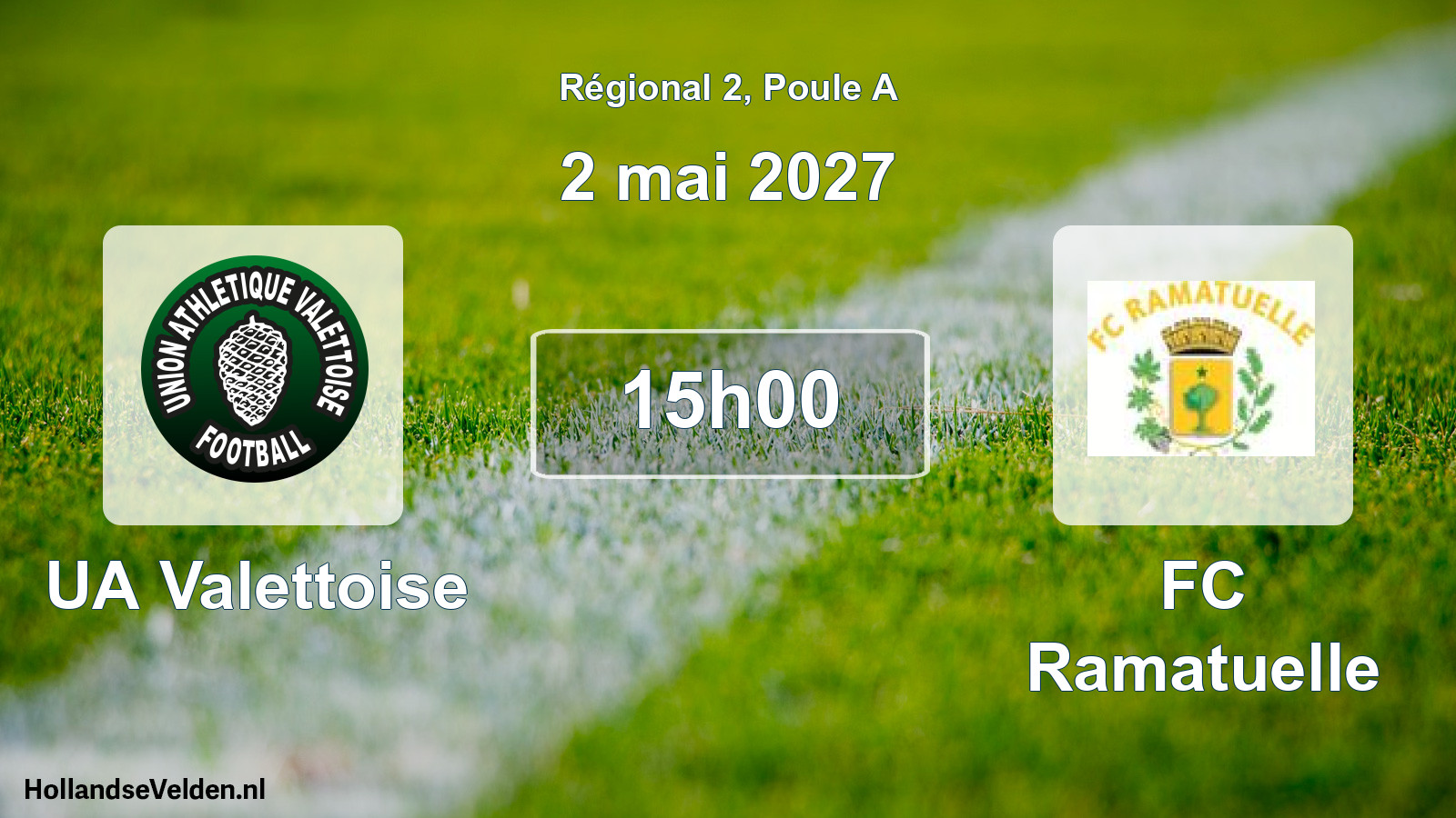 Scheduled Match: UA Valettoise - FC Ramatuelle (2 May 2027)