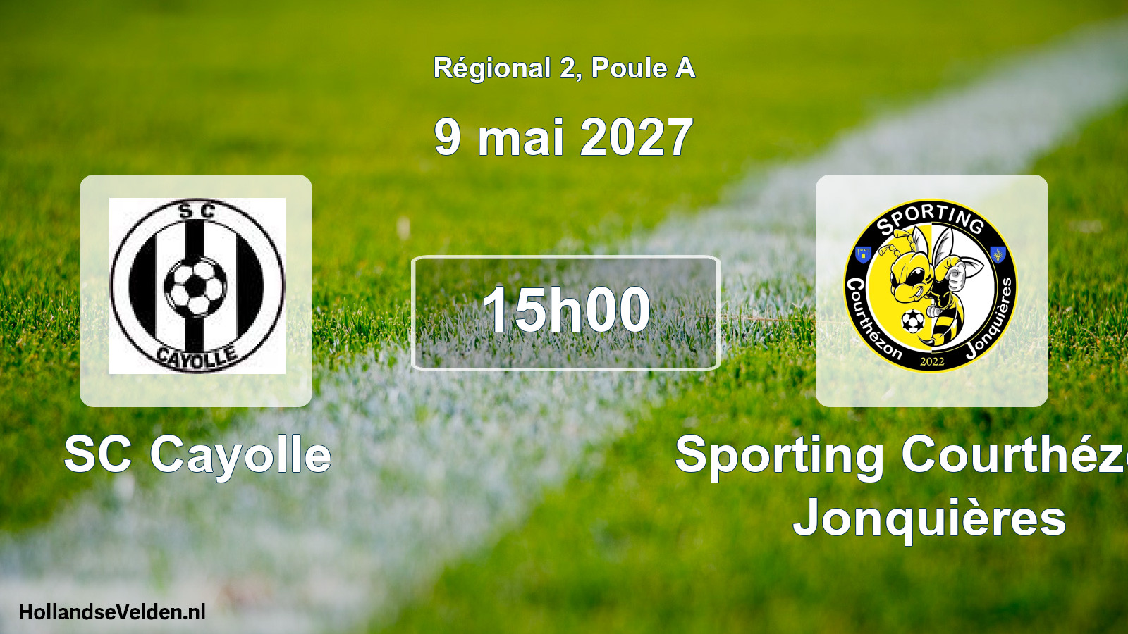 Scheduled Match: SC Cayolle - Sporting Courthézon Jonquières (9 May 2027)