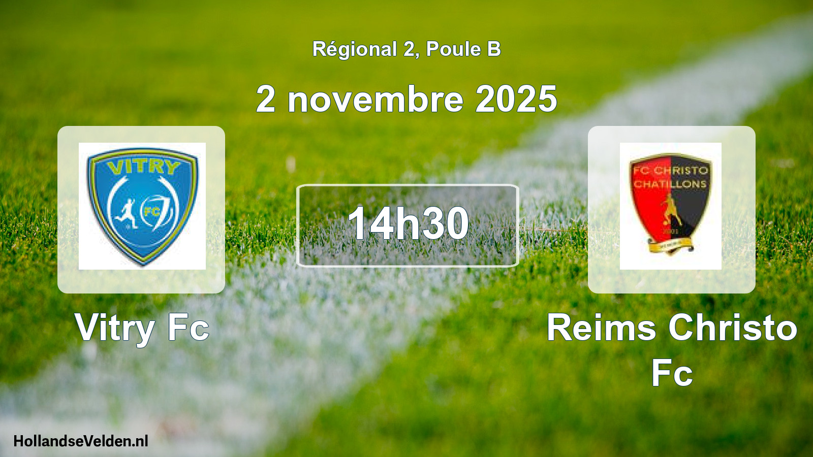Geplande wedstrijd: Vitry Fc - Reims Christo Fc (2 novembre 2025)