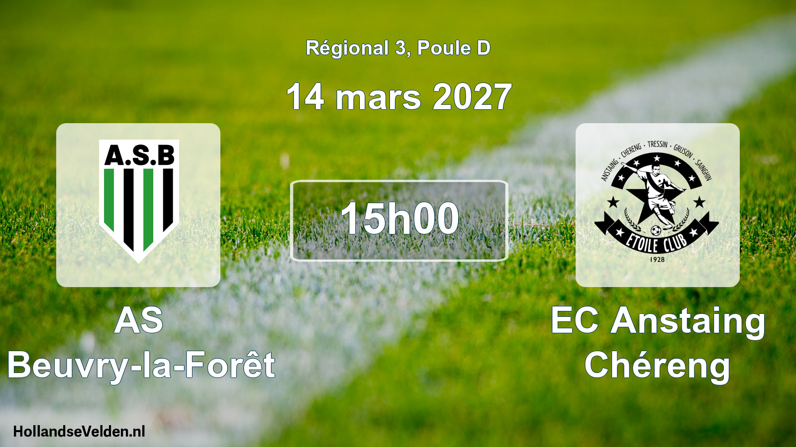 Scheduled Match: AS Beuvry-la-Forêt - EC Anstaing Chéreng (14 March 2027)