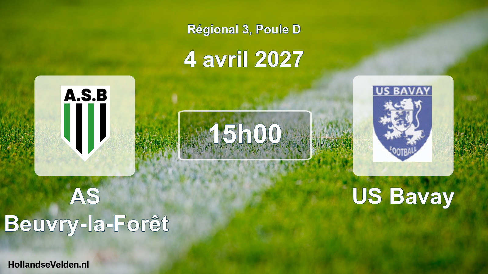 Scheduled Match: AS Beuvry-la-Forêt - US Bavay (4 April 2027)