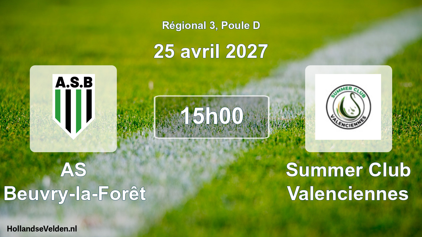 Scheduled Match: AS Beuvry-la-Forêt - Summer Club Valenciennes (25 April 2027)