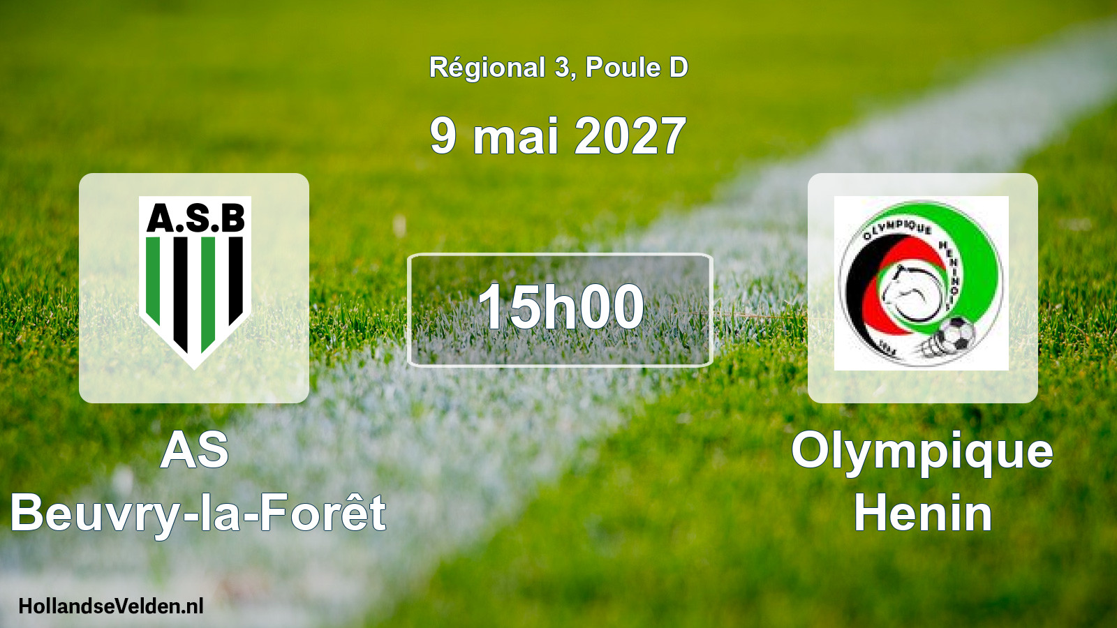 Scheduled Match: AS Beuvry-la-Forêt - Olympique Henin (9 May 2027)
