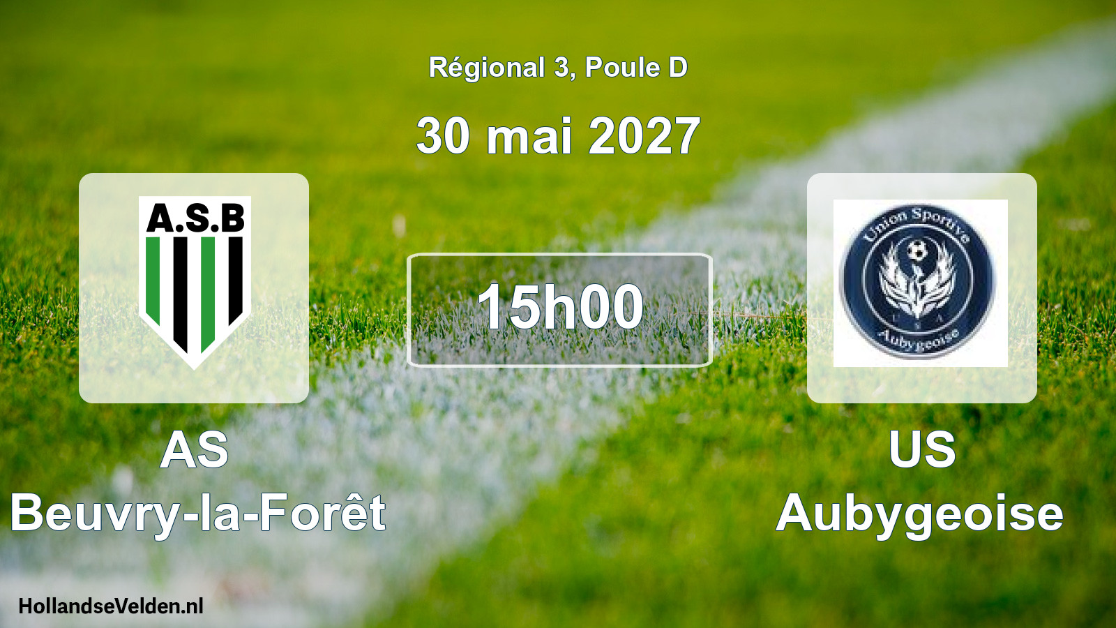 Geplande wedstrijd: AS Beuvry-la-Forêt - US Aubygeoise (30 mei 2027)