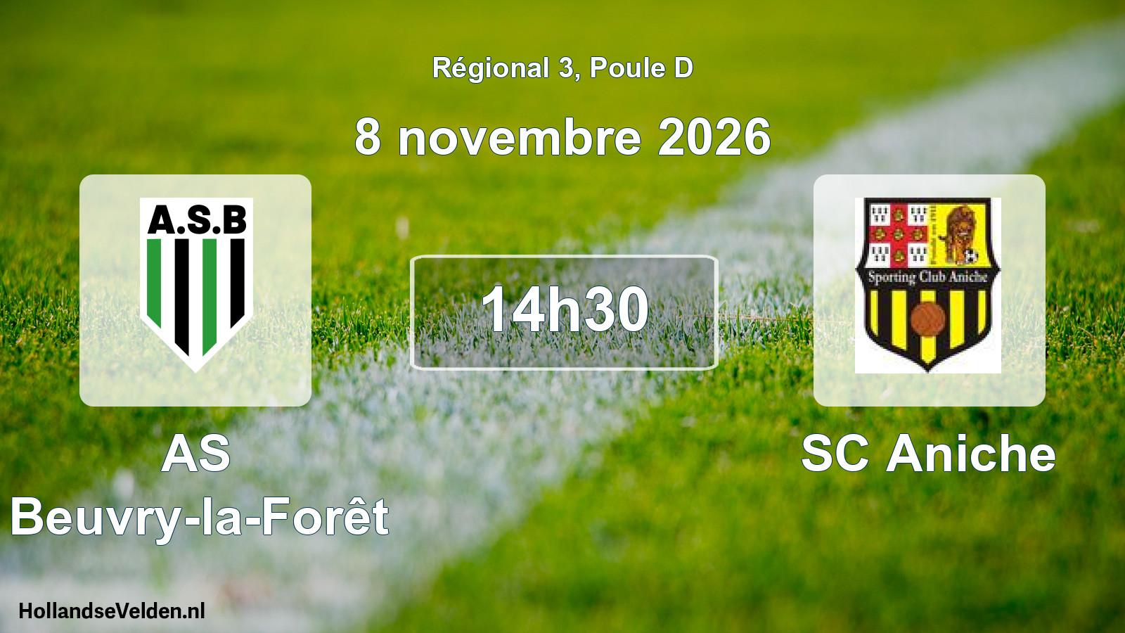 Scheduled Match: AS Beuvry-la-Forêt - SC Aniche (8 November 2026)