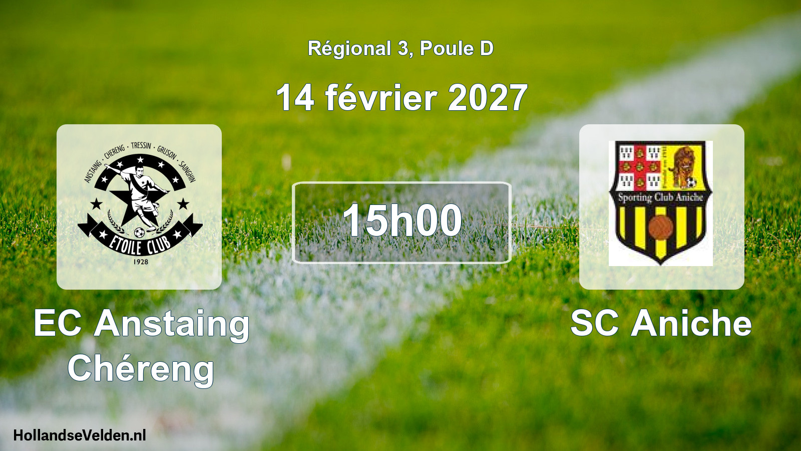 Scheduled Match: EC Anstaing Chéreng - SC Aniche (14 February 2027)