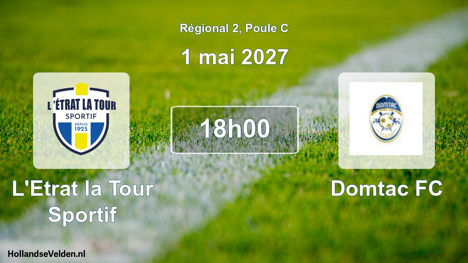 Scheduled Match: L'Etrat la Tour Sportif - Domtac FC (1 May 2027)