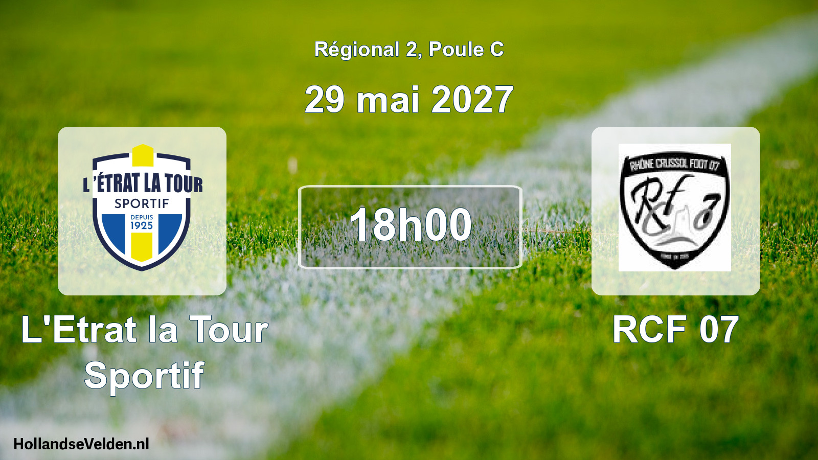 Scheduled Match: L'Etrat la Tour Sportif - RCF 07 (29 May 2027)